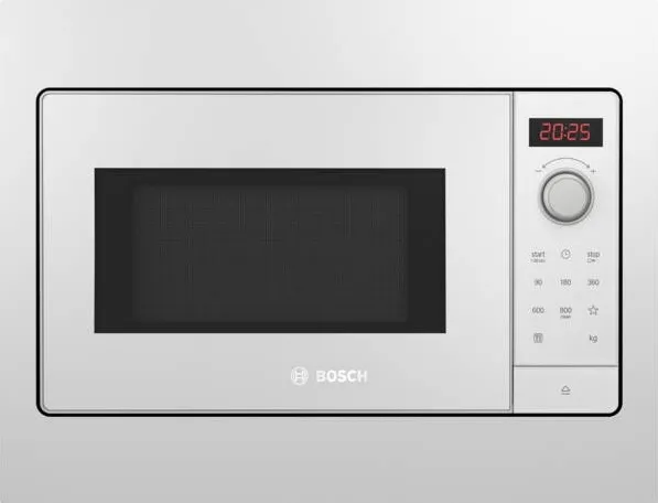 Cuptor cu Microunde BOSCH BFL523MW3 Microwave Oven, Built-in, 800W, 20L, White