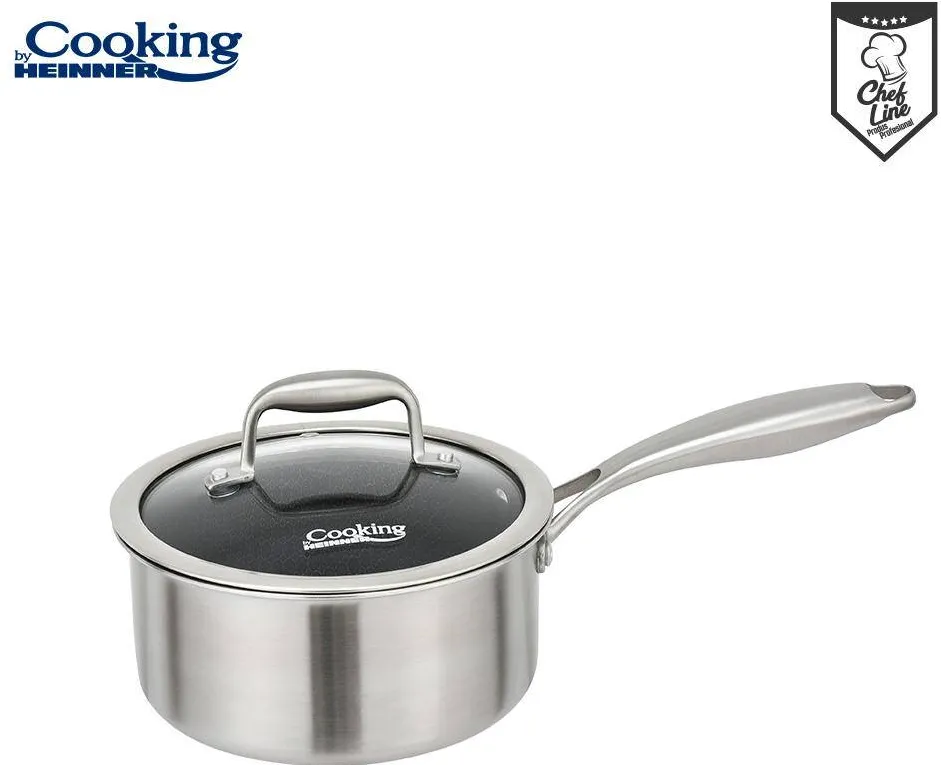 HEINNER CASEROLA INOX+CAP 16x8.5CM1.6L TITANIUM3
