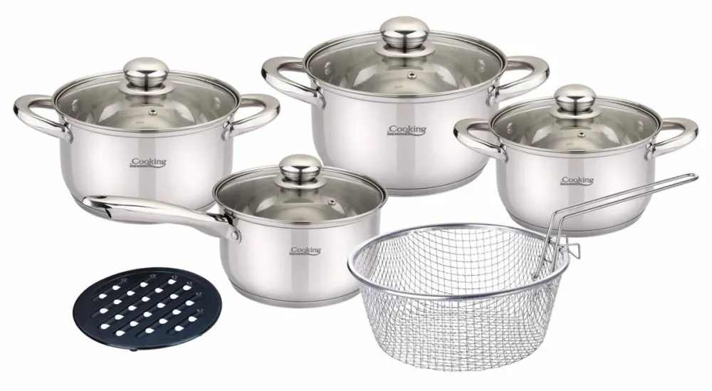 HEINNER Set gatit INOX 10 piese, Madeline