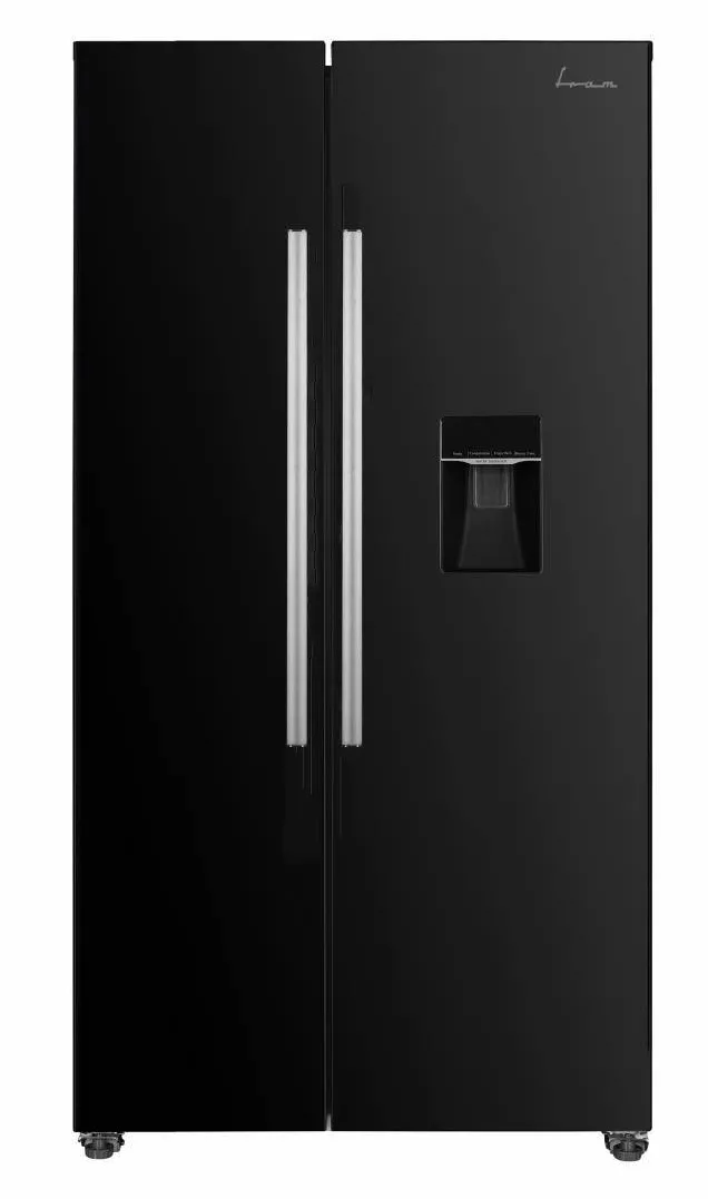 Frigider side by side FRAM FSBS-HM440NFBKWDE++ Full No Frost Inverter 439 L negru