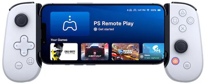 Consola jocuri No name Backbone One for iPhone PlayStation Edition White Lightning Gamepad PC, Playstation, iOS