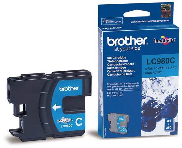 Cartus Imprimanta Brother LC980 Cyan