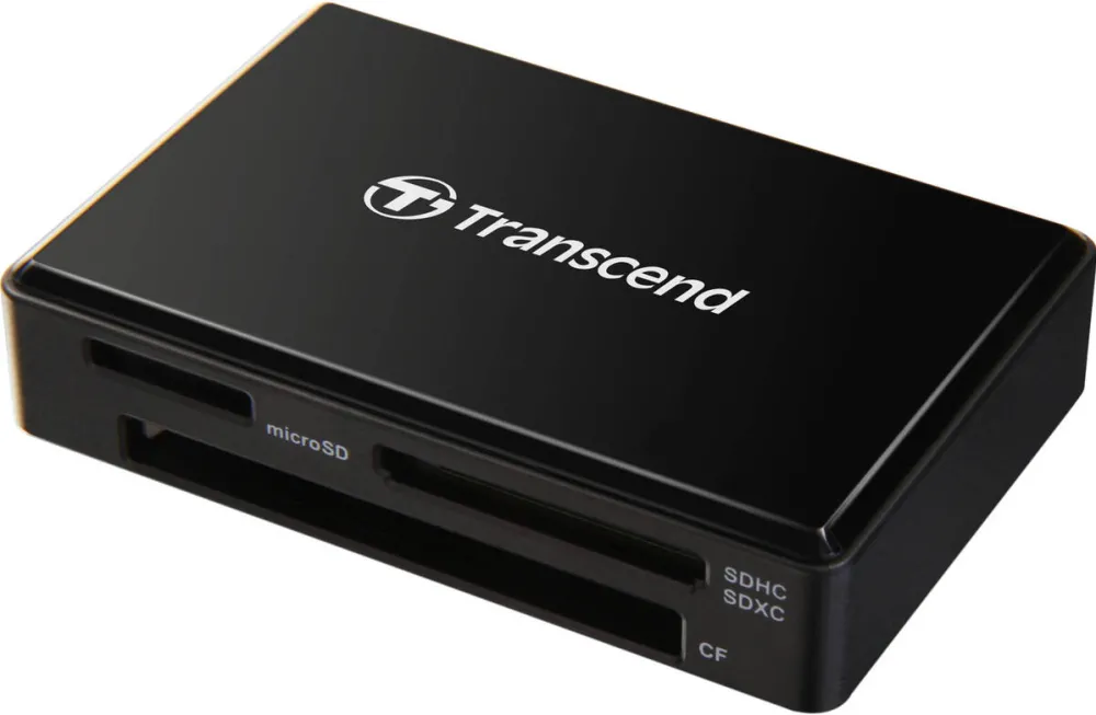 Card Reader Transcend All-in-1 Multi Memory, USB 3.0/3.1 Gen 1, Black