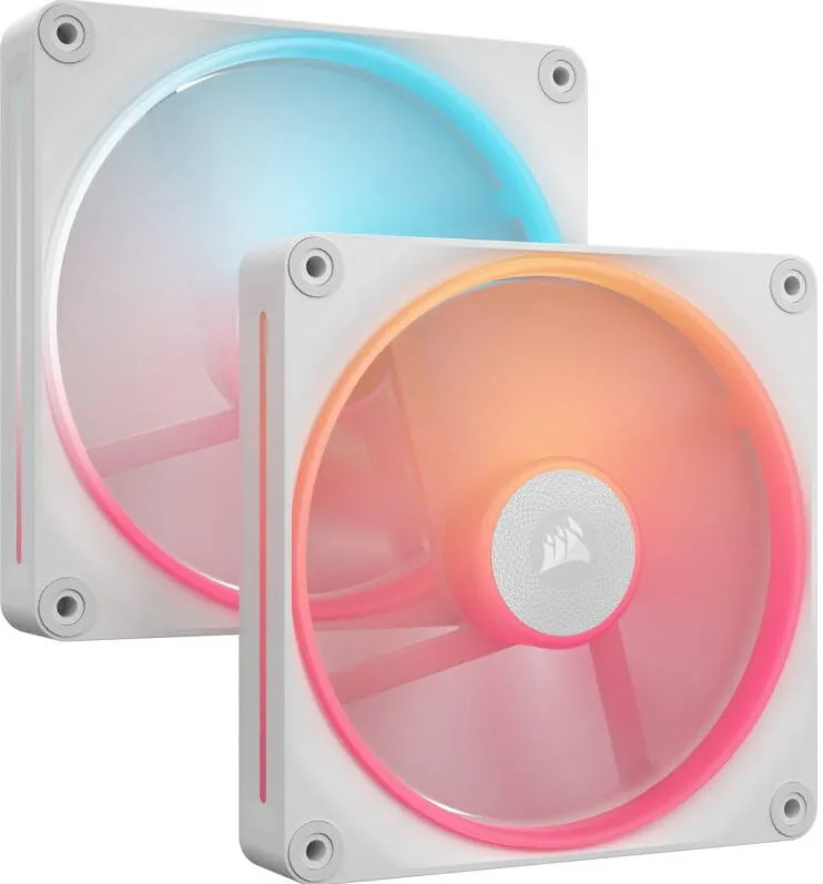 Corsair Ventilator iCUE Link LX140-R RGB Dual Pack Reversed Starter Kit 140mm White