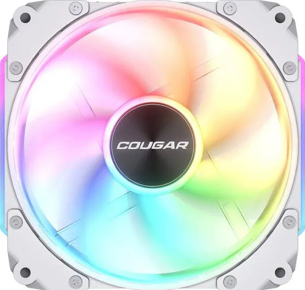 Cougar Ventilator Cougar PC, APOLAR 120, ARGB, 600-2200 RPM±200 RPM, rulment hidrodinamic HDB, alb