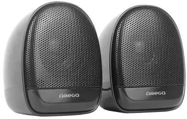 Boxe OMEGA OMEGA SPEAKERS STEREO 2.0 6W RMS USB 3.5 mm Audio Black Elipse