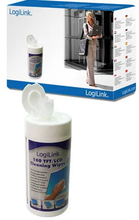 Solutie de curatare Logilink RP0003 TFT/LCD Cleaning Wipes 100pcs/box