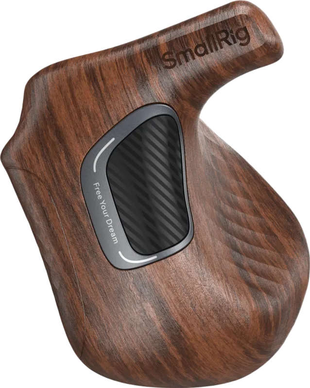 SmallRig 5161 ImageGrip Series Wooden Handle with NATO Clamp (Left Side)