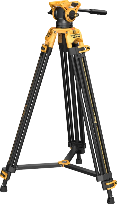 SmallRig 5523 Video Tripod with Heavy-Duty Fluid Head AD-01 (BumbleBee Edition
