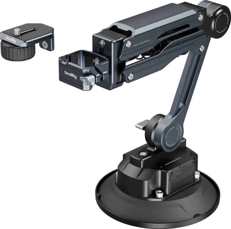 Suport cu amortizare SmallRig 5507 cu ventuza electronica pentru Osmo Pocket 3 / HERO13