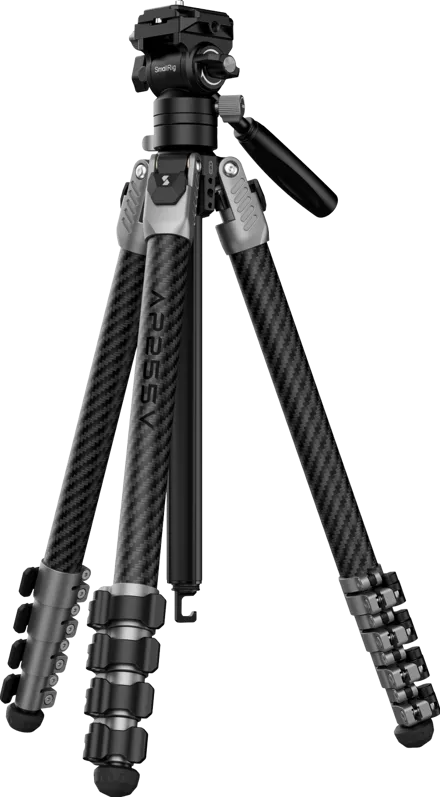 SmallRig 5477 Portable Video Carbon Fiber Tripod AP255Pro
