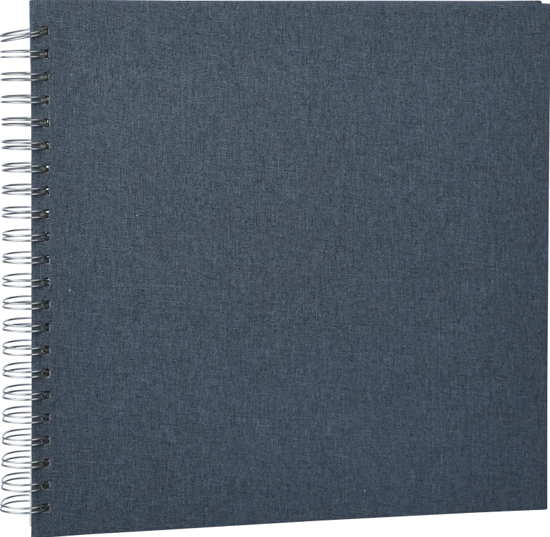 Album foto FOCUS Essence Wire-O 30x30 cm albastru cu foi albe