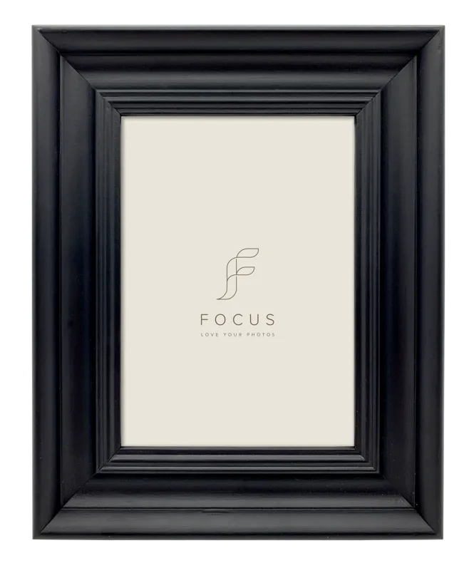Rama foto FOCUS Lotus Black 20x30