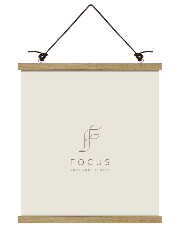 Rama foto FOCUS Poster Hanger Magnetic Oak 51cm
