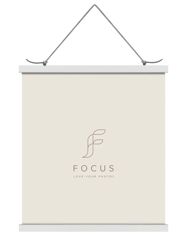 Rama foto FOCUS Poster Hanger Magnetic White 61cm