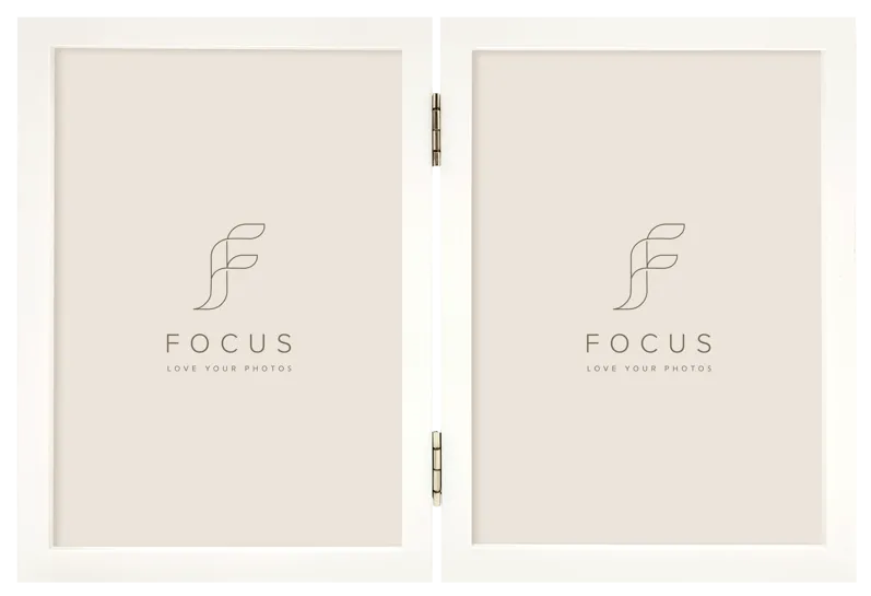 Rama foto FOCUS Willow White Double 13x18
