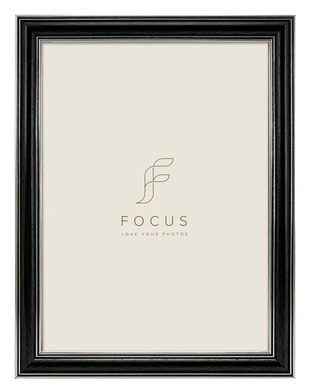 Rama foto FOCUS Holly Black 18x24