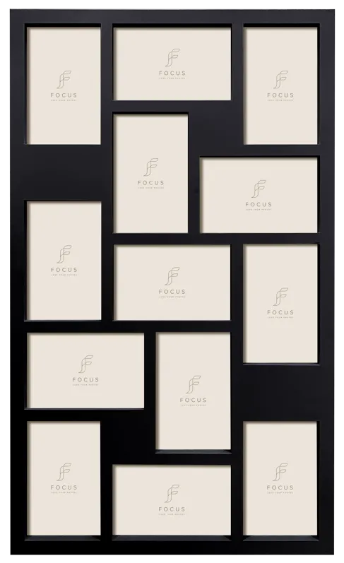 Rama foto FOCUS Collage 13 Pictures Black