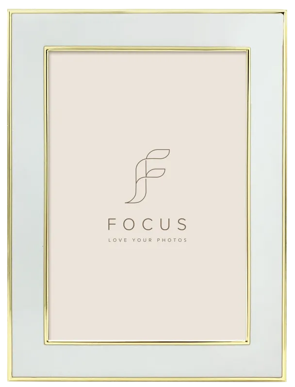 Rama foto FOCUS Magnolia White 13x18