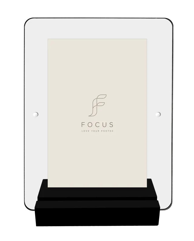 Rama foto FOCUS Photo Block Black Acrylic 10x15