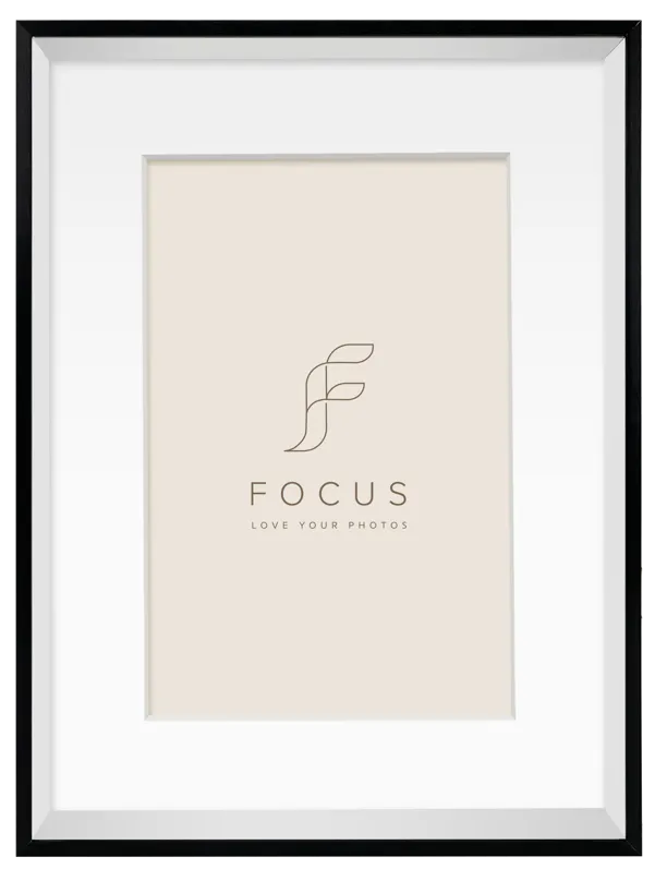 Rama foto FOCUS Aster Box Frame Black 40x50/PP 30x40