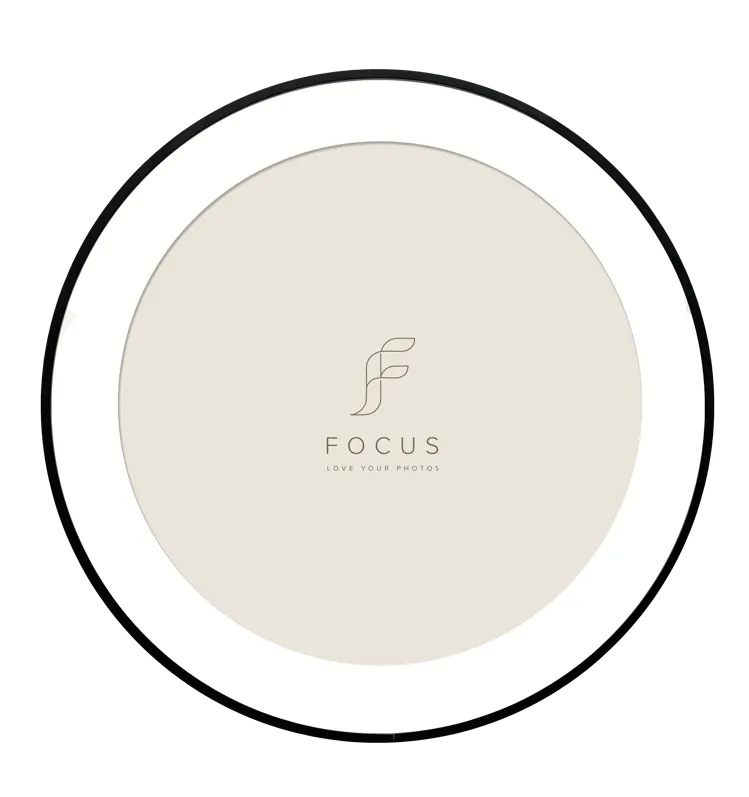 Rama foto FOCUS Aster Round Black 36,6/PP 30cm