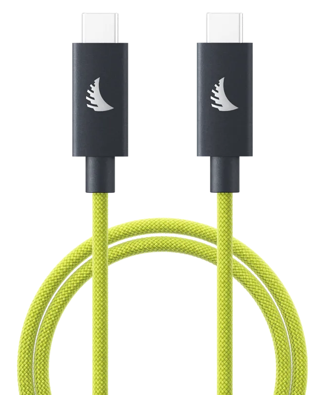 Angelbird Cable I USB-C 4.0 I Solid Flex Cable I Lime I 2 m