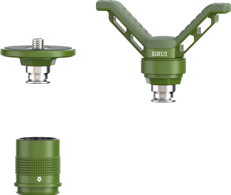 SIRUI Quick Release Clamp V-Shape Gun / Plate Green