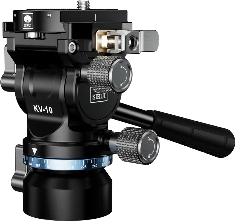 SIRUI Pan  Tilt Head with Leveling Base KV-10