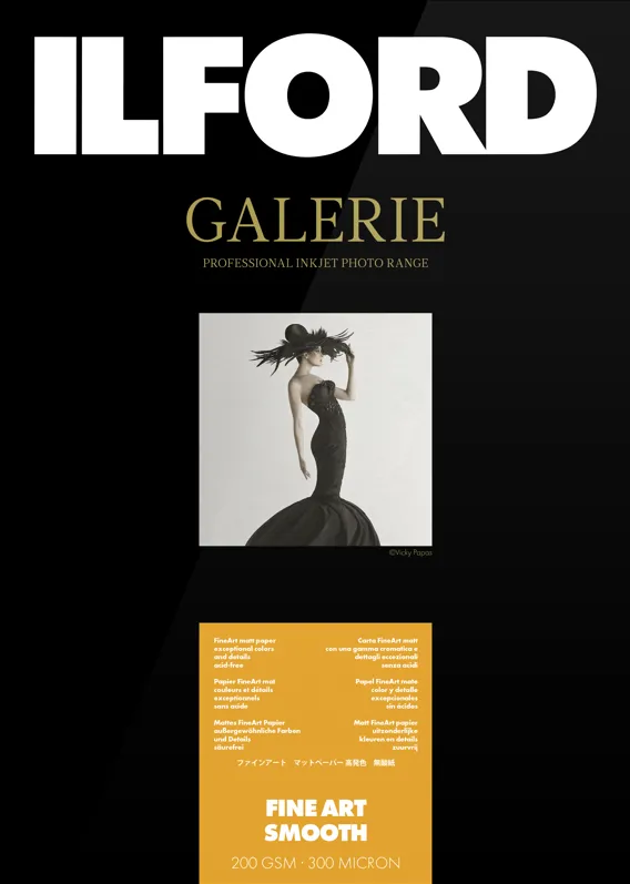 Hartie Foto Ilford Ilford Galerie Fine Art Smooth 200g 10x15cm 50 sheets