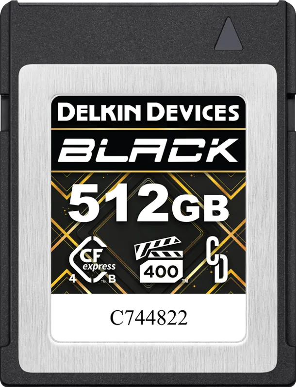 Card de Memorie DELKIN CFexpress 4.0 BLACK  Type B  R3600/W3200 (VPG400) 512GB
