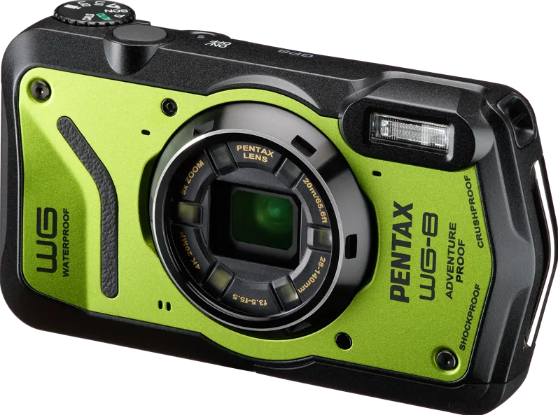 Aparat foto compact Pentax WG-8 grün USB-C