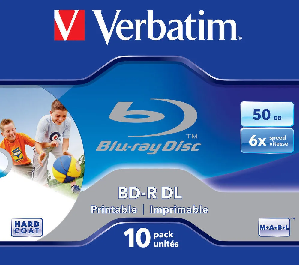 VERBATIM BD-R DL 50GB printable jc