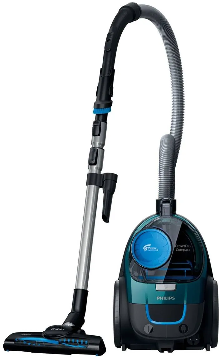 Aspirator Philips fara sac, PowerPro Compact FC9334/09, 900W, 1.5L