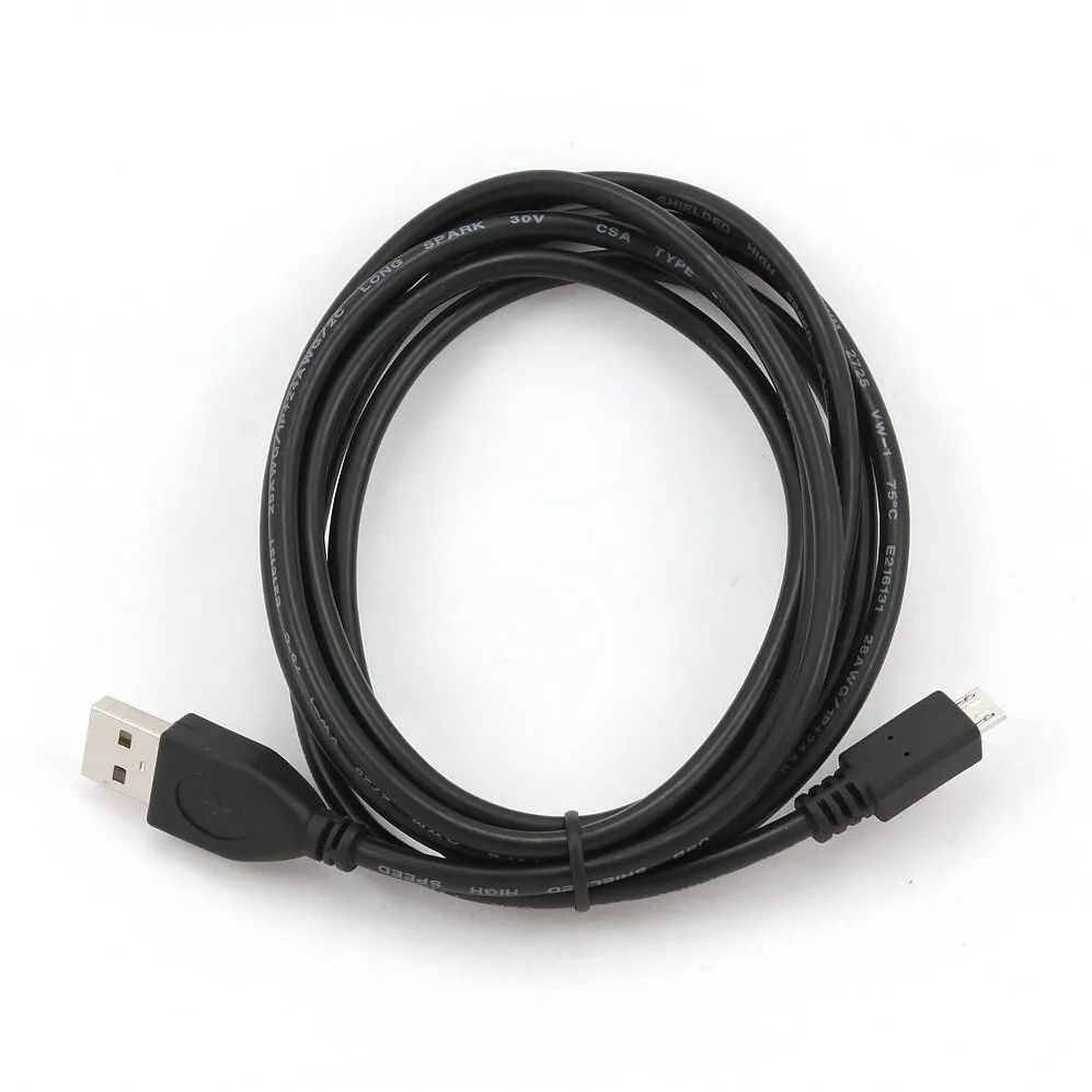 Gembird Cablu Date CCP-MUSB2-AMBM-1M USB USB 2.0 Micro-USB B USB A Negru