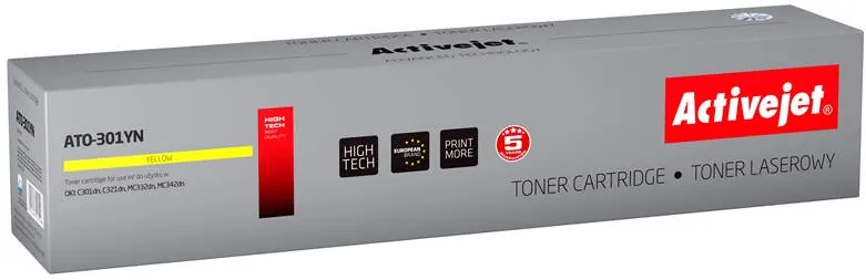 Toner imprimanta ACTIVEJET Compatibil ATO-301YN for OKI 44973533