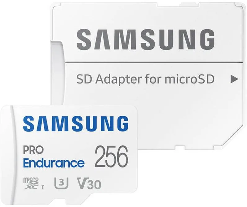 Card de Memorie Samsung Micro SDXC PRO Endurance (2022) UHS-1 Clasa 10 256GB + Adaptor SD