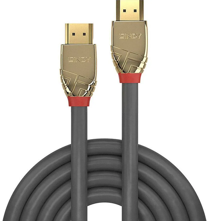 Cablu HDMI Lindy Ultra High Speed 5m, Gold Line