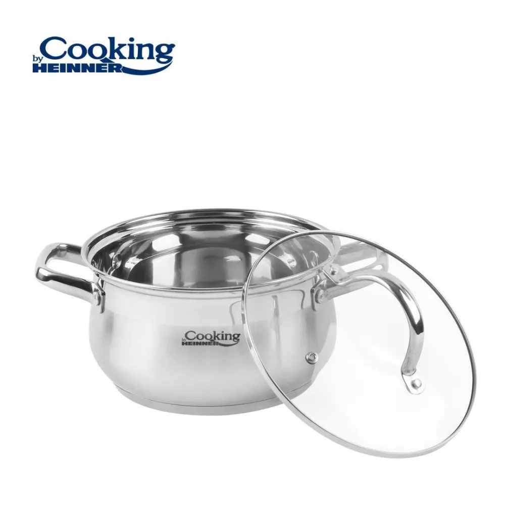 HEINNER Semioala INOX + capac 22X12.5CM,4.7L, Amira