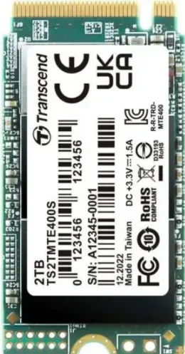 SSD Transcend MTE400S 2TB, PCI Express 3.0 x4, M.2 2242