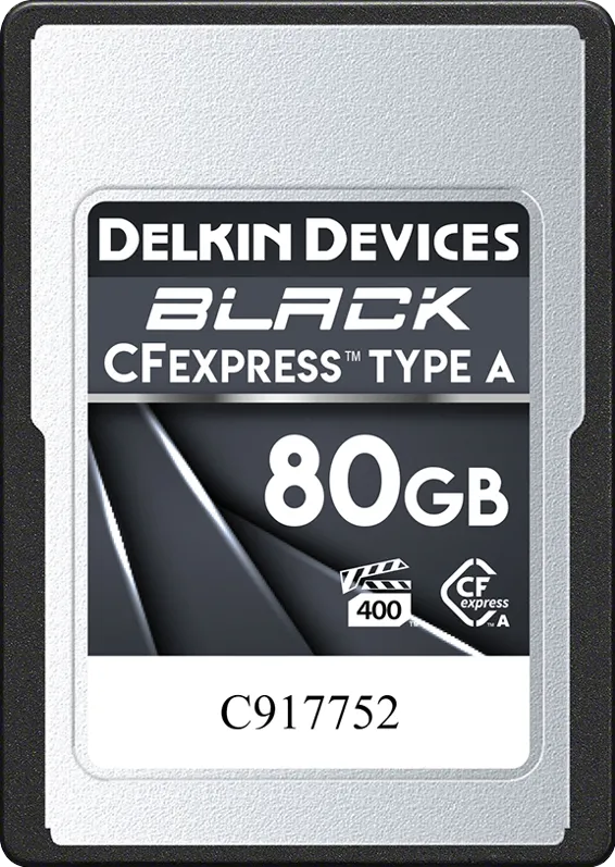 Card de Memorie DELKIN CFexpress BLACK, VPG400 (Type A) 80GB