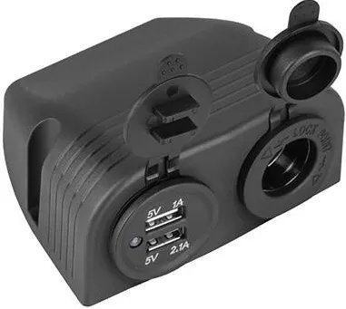 Peiying MUFA MONTAJ AUTO 2XUSB 3100MA SI BRICHETA