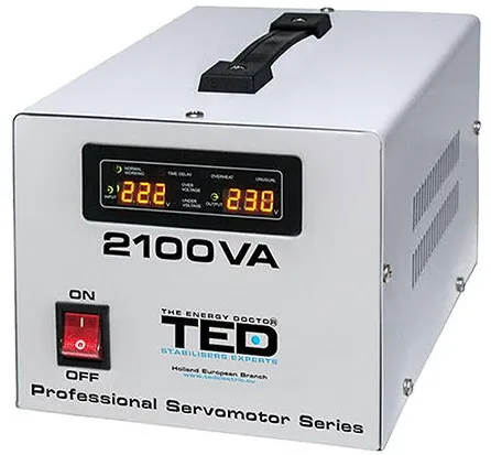 Ted Electric STABILIZATOR TENSIUNE SERVOMOTOR 2100VA TED ELECTRIC