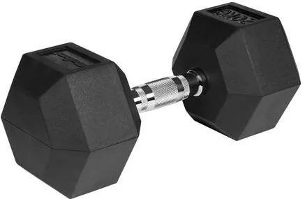 Rebel GANTERE DUMBBELL HEX FONTA CAUCIUCATA 20KG REBEL ACTIVE