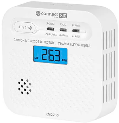 Kruger&Matz Senzor MONOXID DE CARBON CONNECT S10 TUYA KRUGER&MATZ
