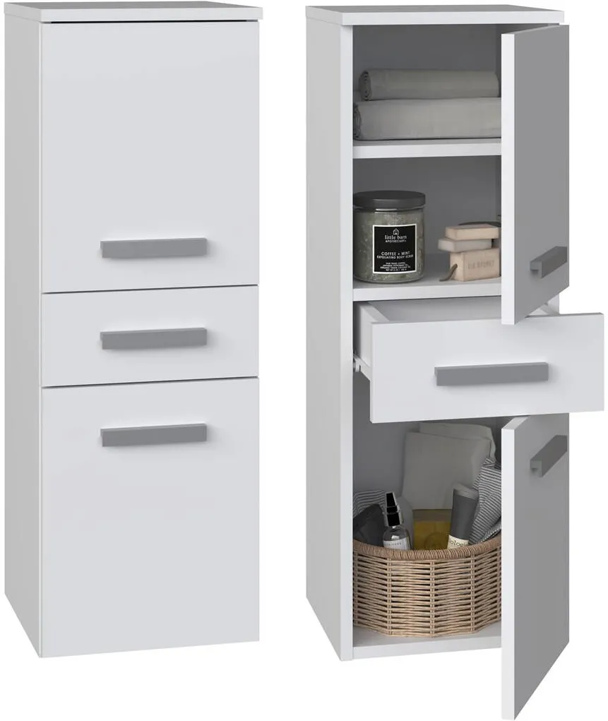 TOP E SHOP Topeshop NEL V DDS BIEL bathroom storage cabinet White