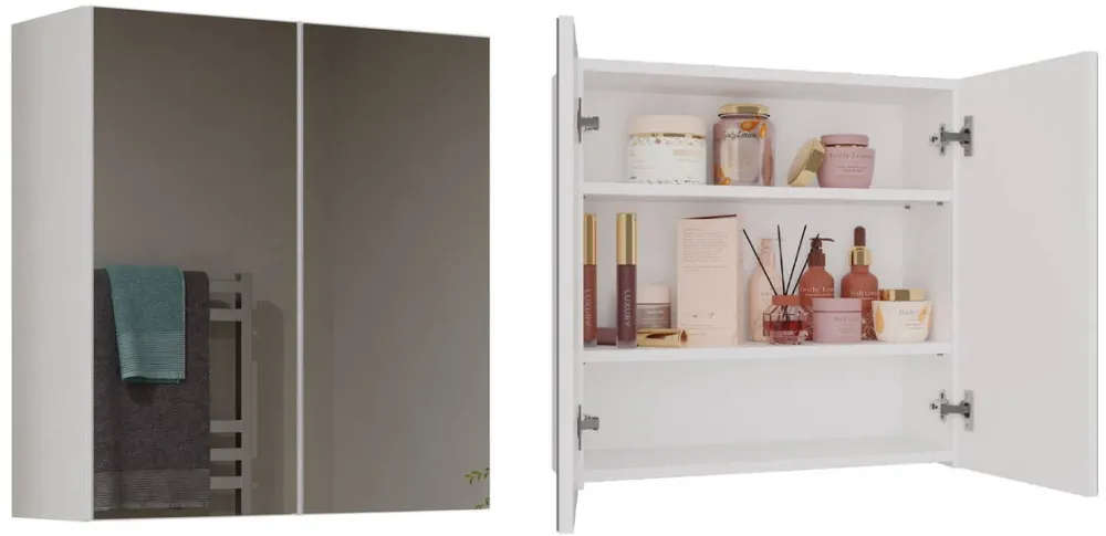 TOP E SHOP Topeshop POLA 2DL BIEL bathroom storage cabinet White