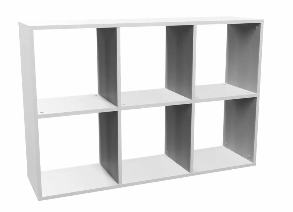 TOP E SHOP Topeshop MALAX 2X3 BIEL living room bookcase