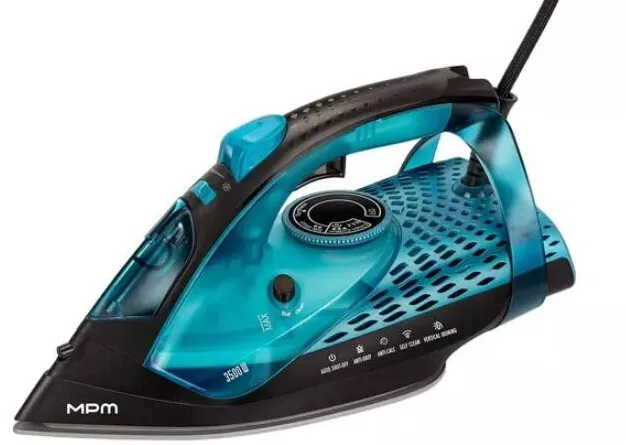 Fier de calcat cu abur MPM MZE-29 3500 W albastru, negru