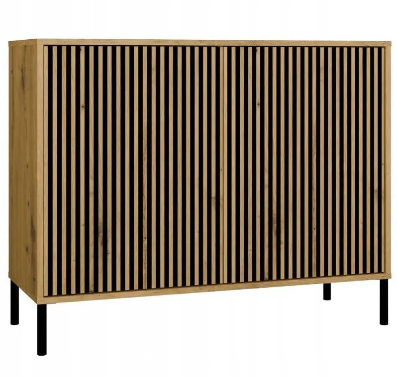 TOP E SHOP KAMARO 2D SLIM chest of drawers, cashmere colour